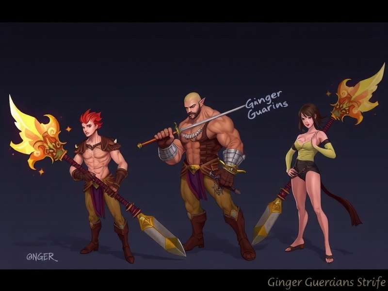 Ginger Guardians Strife Characters